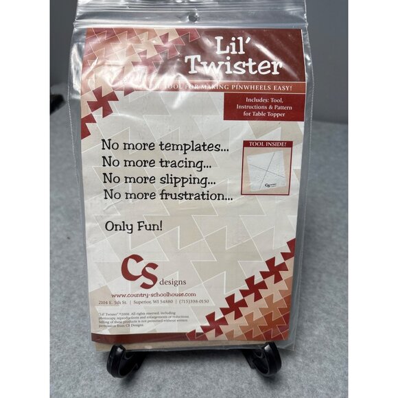Lil Twister Tool with Instructions & Pattern for Table Topper - Picture 1 of 5